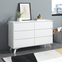 Cecille groove online 6 drawer